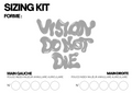 Sizing Kit (Kit de mesure)
